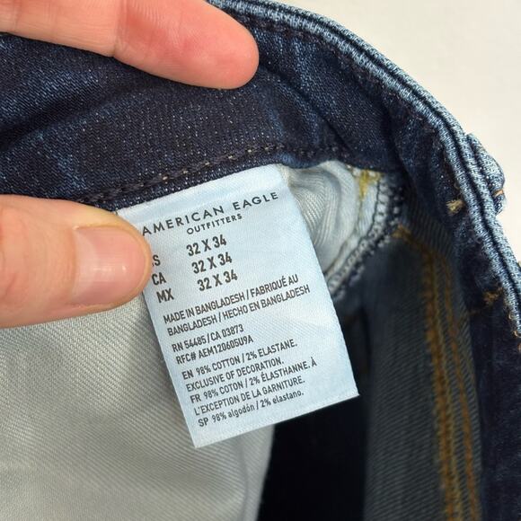 American Eagle Men’s Original Straight Jeans - Size 32x34 - Picture 5 of 5